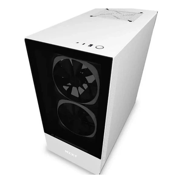 Nzxt H510 Elite Ca-H510e-W1 RGB Fanlı Beyaz Atx Oyuncu Kasası - Görsel 2