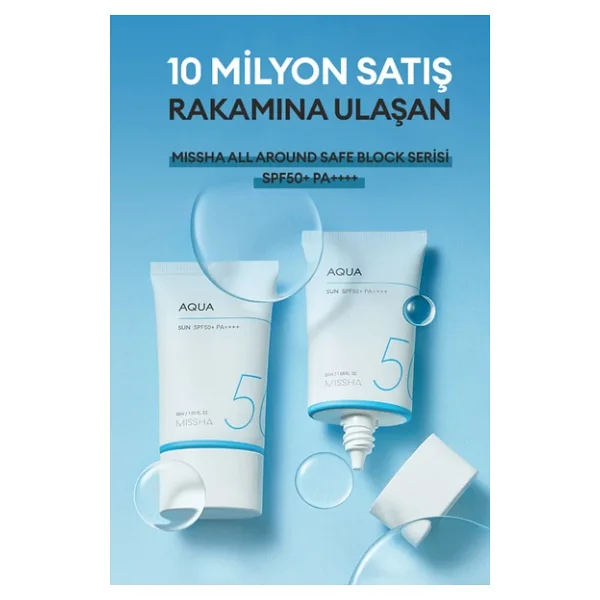Missha All Around Safe Block Aqua 50 Ml 50 Faktör Jel Güneş Kremi - Görsel 5