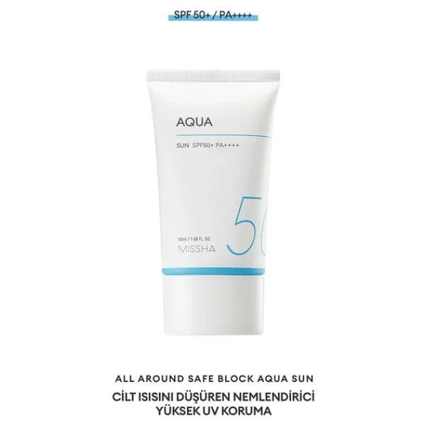 Missha All Around Safe Block Aqua 50 Ml 50 Faktör Jel Güneş Kremi - Görsel 3