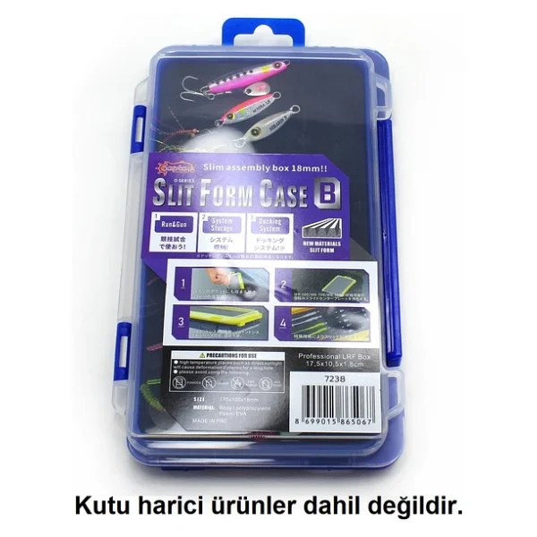 Captain 7238 Profesyonel Evalı Lrf Kutusu 17.5x10.5x1.8cm - Görsel 2