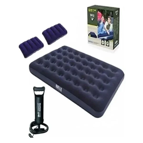 Bestway 67002 Bw131 El Pompalı Yastıklı Çift Kişilik Şişme Yatak - Görsel 3