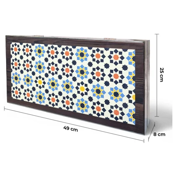 Biggdesign Star Tavla Çizilmez Zeminli, Mıknatıslı Mdf Kasa, 2 Kat Vernik Cilalı - Görsel 5