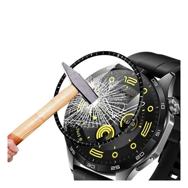 Sneezy Huawei Gt5 Pro 46mm Uyumlu Renkli Kadran Polymer Temperli Nano 0.5 Mm Watch Ekran Koruyucu - Görsel 4