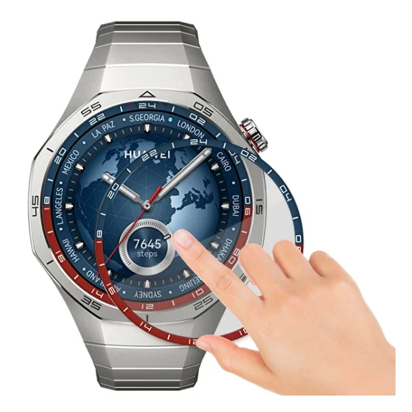 Sneezy Huawei Gt5 Pro 46mm Uyumlu Renkli Kadran Polymer Temperli Nano 0.5 Mm Watch Ekran Koruyucu - Görsel 3