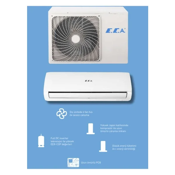 E.C.A. Spylos Pro Esa1512a100 A++ 12000 Btu Inverter Duvar Tipi Klima - Görsel 4