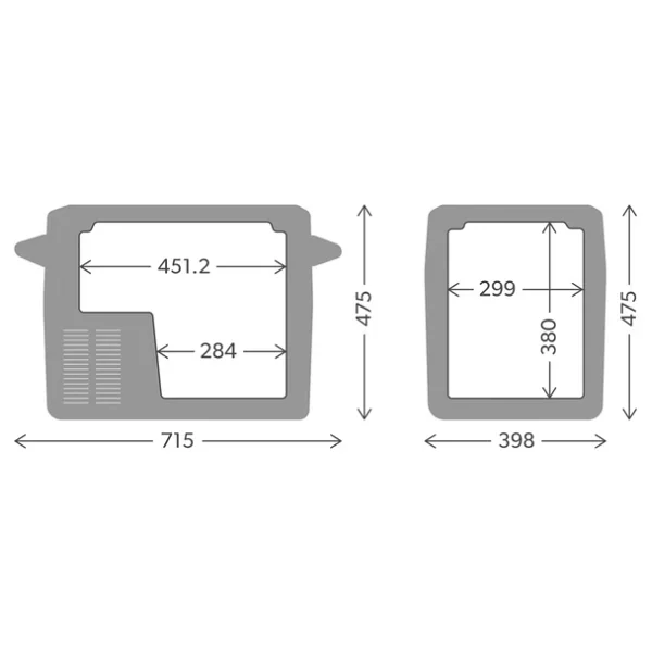 Dometic Cff45 44 Lt Kompresörlü Karavan Buzdolabı - Görsel 9