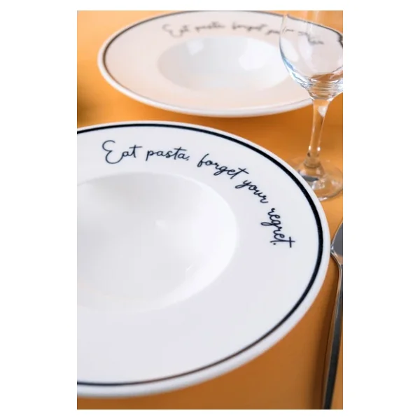 Tabak Evi Motto 29 Cm 2'li Makarna Tabağı - Görsel 7