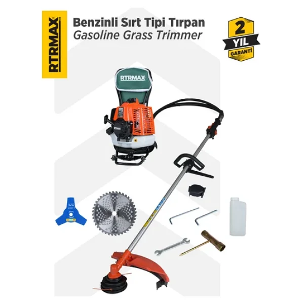 Rtrmax Rtm9640 3 Hp Benzinli Sırt Tırpan - Görsel 5
