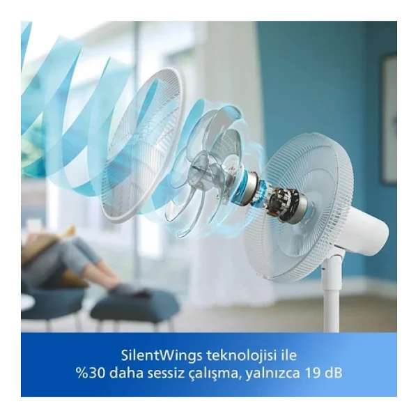 Philips 2000 Serisi Cx2550/00 Ayaklı Vantilatör - Görsel 4