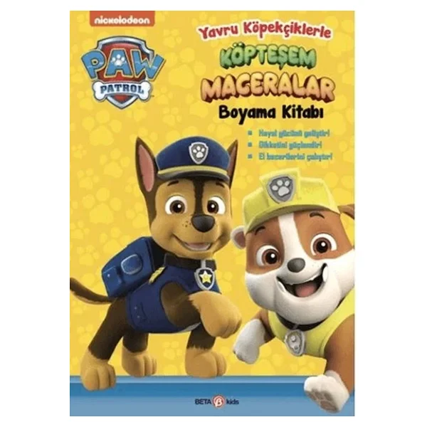 Paw Patrol - Yavru Köpekçiklerle Köpteşem Maceralar Boyama Kitabı - Kolektif - Görsel 6