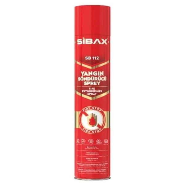 Sibax Sb112 Yangın Söndürücü Sprey 600ml - Görsel 3
