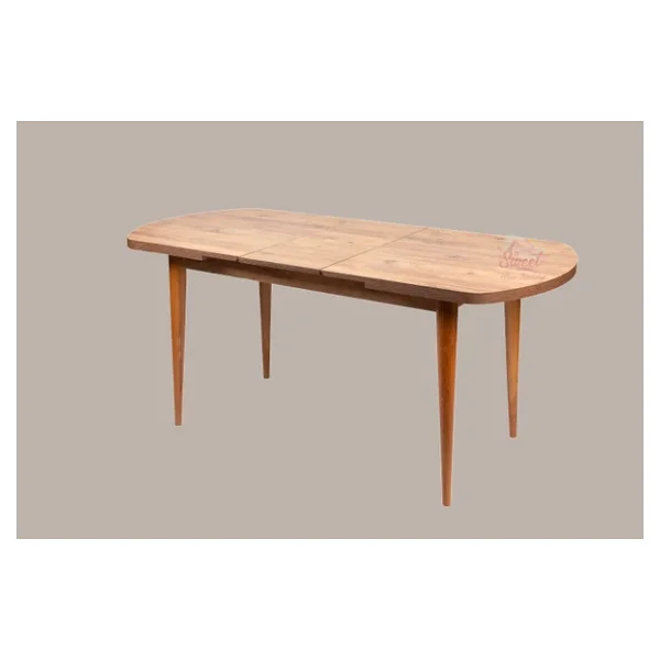 Kelebek Gizli Kaşıklıklı Açılır Mdf Masa Mutfak,Salon,Yemek Odası Masası - Görsel 6