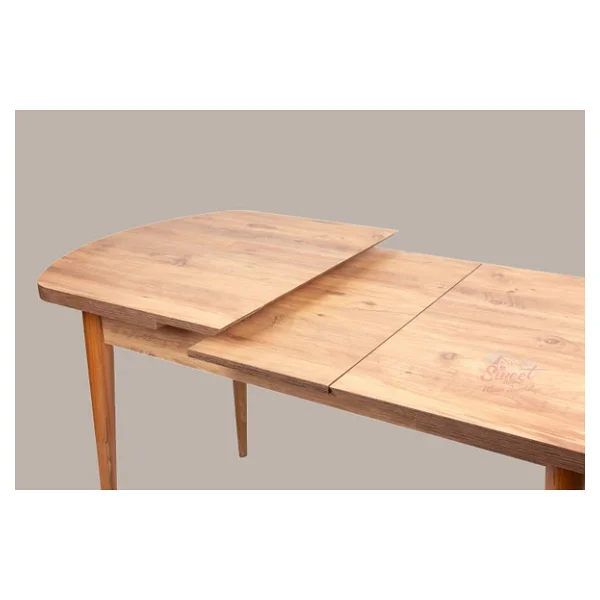 Kelebek Gizli Kaşıklıklı Açılır Mdf Masa Mutfak,Salon,Yemek Odası Masası - Görsel 5