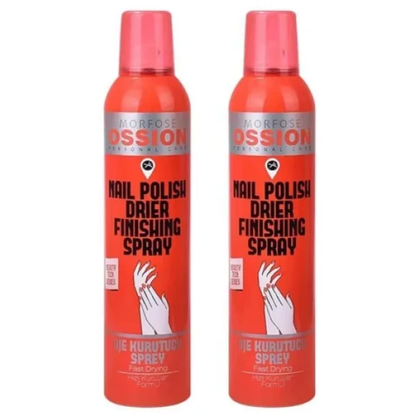 Morfose Ossion 300 Ml 2 Adet Oje Kurutucu Sprey - Görsel 3
