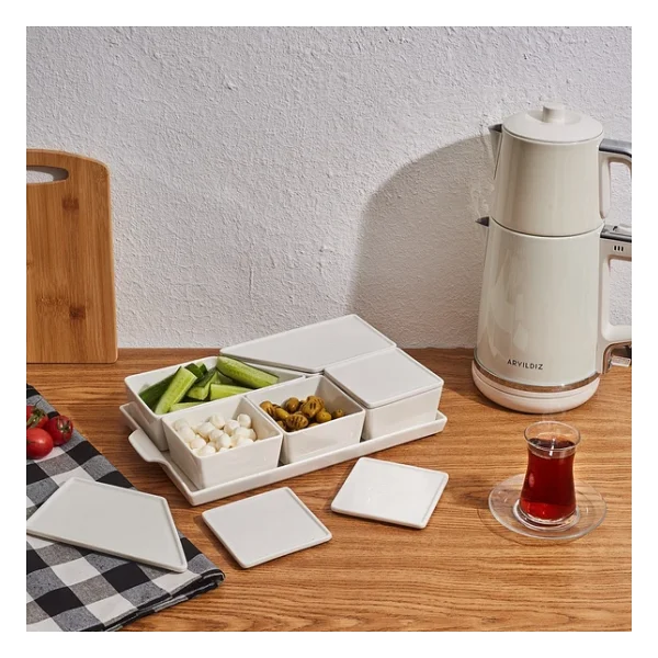 Aryıldız 11 Parça Tepsili Kahvaltılık - Görsel 4