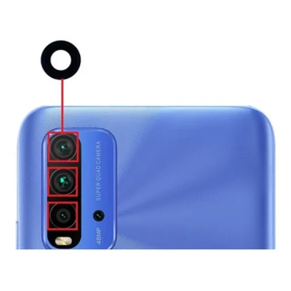 Xiaomi Redmi 9t Uyumlu Kamera Lensi Camı M2010j19sg M2010j19sy - Görsel 3