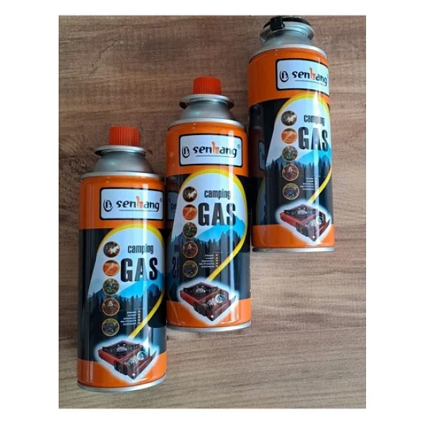 Depolife Kamp Ocağı Yedek Tüp Gazı Pürmüz Torc Kafası İçin 5 Adet Kamp Gaz Tüpü Çakmak Gazı (400ml) - Görsel 3