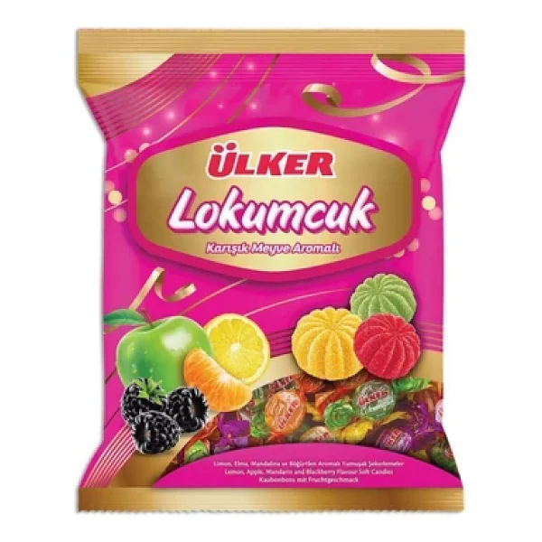 Ülker Lokumcuk Karışık Meyve Aromalı Şekerleme 350 Gr - Görsel 6