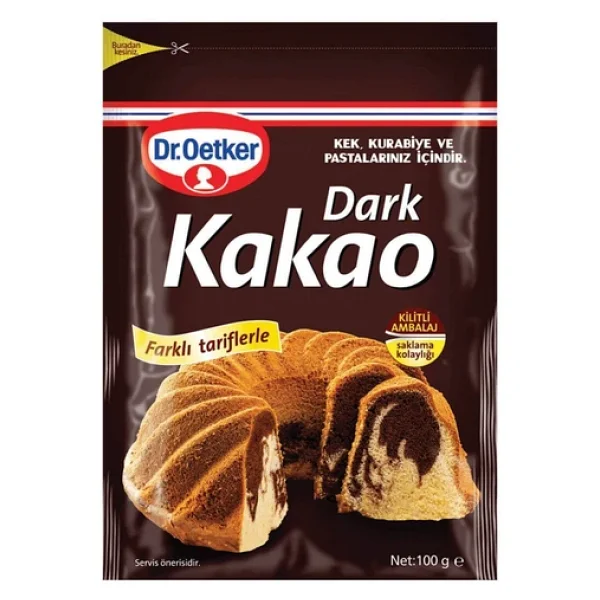 Dr. Oetker 100 Gr Dark Kakao - Görsel 3