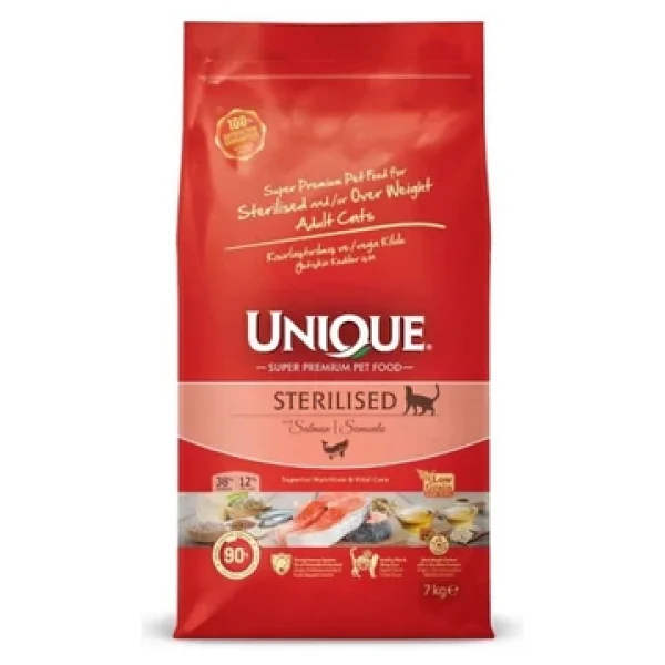 Unique Somonlu 7 Kg Kısırlaştırılmış Yetişkin Kedi Maması - Görsel 6