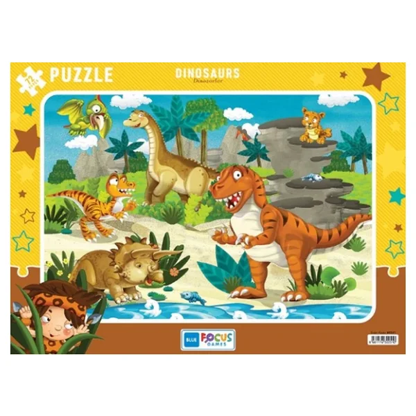 Blue Focus Dinosaurs 72 Parça Puzzle Bf251 - Görsel 5