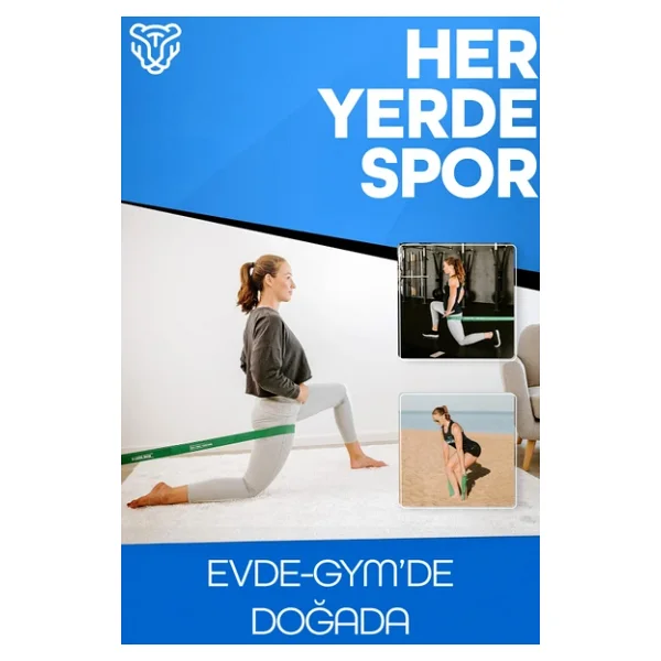 25 + 35 + 45 Kg 3'lü Set Barfiks Lastiği Gym Resistance Band Antrenman Kas Geliştirme Bandı - Görsel 6