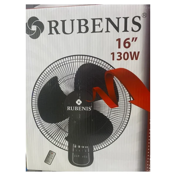 Rubenis Rbsr-80 Siyah Kumandalı Duvar Vantilatörü - Görsel 6