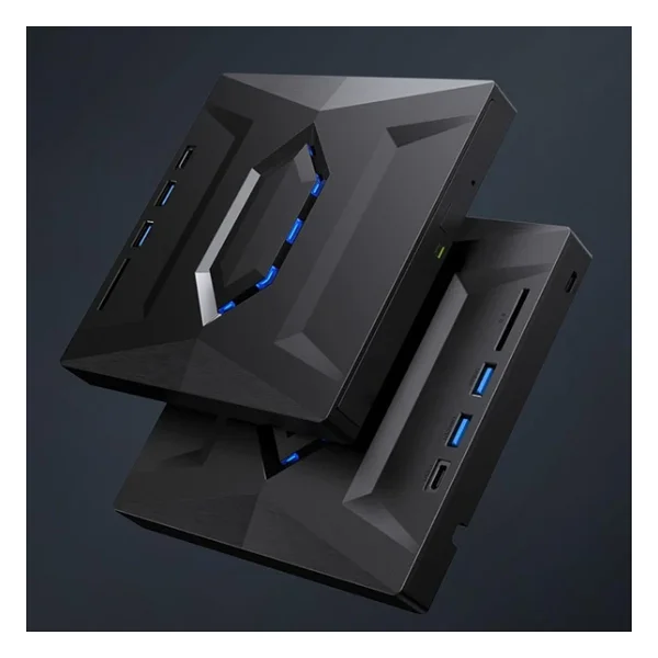 Valkyrie USB 3.0 Harici External CD DVD Okuyucu Yazıcı LED USB Hub Tf Sd Kart Okuyucu Çoğaltıcı - Görsel 7