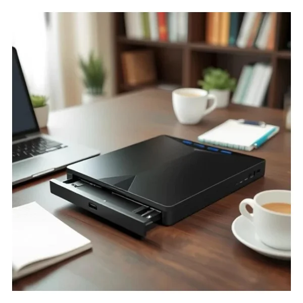 Valkyrie Harici CD DVD Rom Yazıcı Okuyucu USB 3.0 Hub Çoğaltıcı Tf Sd Kart Okuyucu 7in1 - Görsel 10