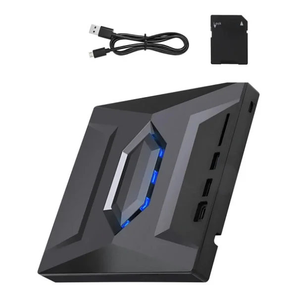 Valkyrie USB 3.0 Harici External CD DVD Okuyucu Yazıcı LED USB Hub Tf Sd Kart Okuyucu Çoğaltıcı - Görsel 4