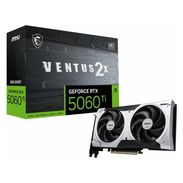 Msı RTX 5060 Tı 8g Ventus 2x Oc Plus G506t-8v2cp 128 Bit Gddr7 8 GB Ekran Kartı - Görsel 3
