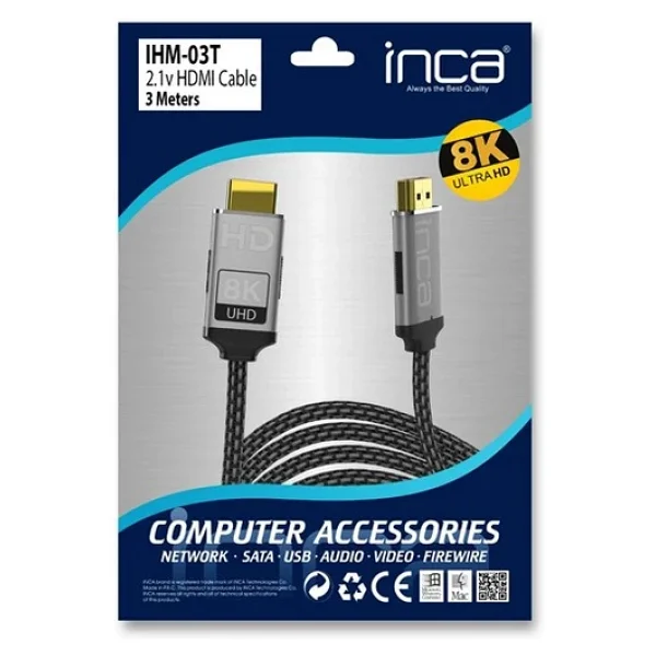 Inca Ihm-3t 3 M 8K Hdmı Kablo - Görsel 4