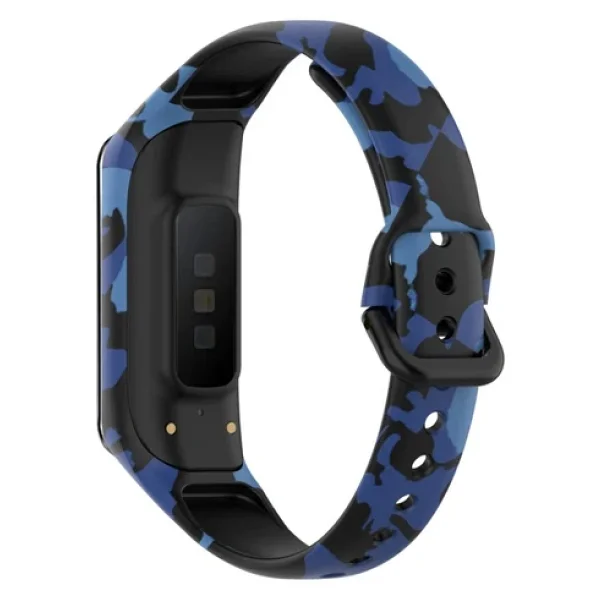Samsung Galaxy Fit 2 R220 Uyumlu Kamuflaj Desenli Kordon Kayış - Görsel 7