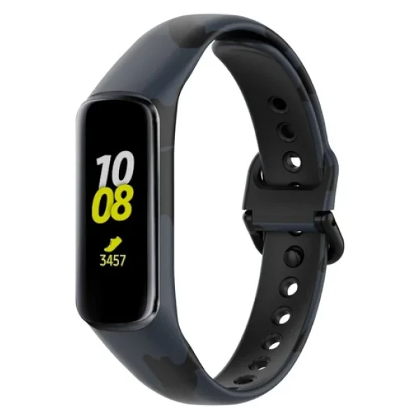 Samsung Galaxy Fit 2 R220 Uyumlu Kamuflaj Desenli Kordon Kayış - Görsel 5