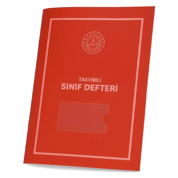 Gülpaş Takvimli Sınıf Defteri Kırmızı Plastik Kapak (İlkokul) 390 - Görsel 4