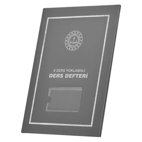 Gülpaş 8 Ders Yoklamalı Ders Defteri Gri Plastik Kapak 388 - Görsel 4