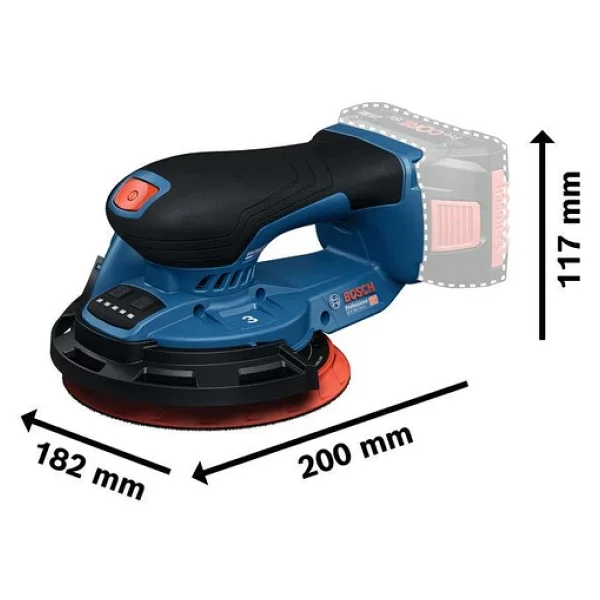 Bosch Gex 18v-150-3 Akülü Eksantrik Zımpara Makinesi - Görsel 4