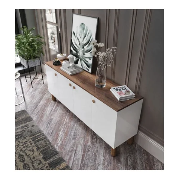 Kznmob Home Işık Çok Amaçlı Bohem Konsol, Bohem Salon Mobilyası - Tamamı 1. Kalite Mdf - Görsel 6