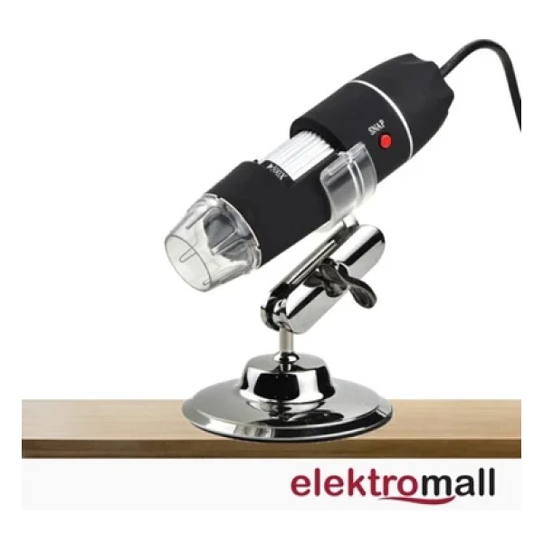 Bosile 500x Dijital USB Mikroskop Zoom Büyüteç 2mp 8 Ledli Metal Stand - Görsel 3