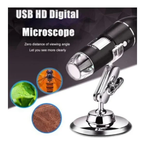 Bosile 500x Dijital USB Mikroskop Zoom Büyüteç 2mp 8 Ledli Metal Stand - Görsel 8