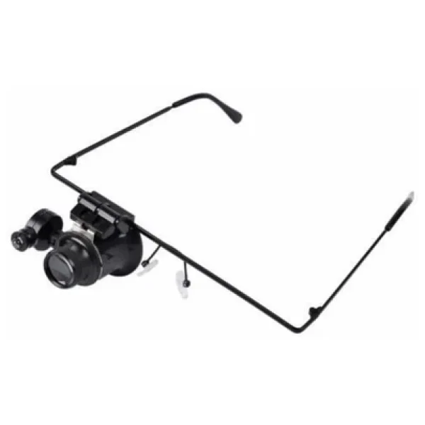 Bosile No.9892a Gözlük Tipi Işıklı Monoküler Büyüteç 20x16mm Optik Lens - Görsel 5