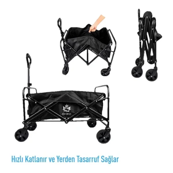 Seven Moose Katlanır Plaj Arabası - Görsel 6