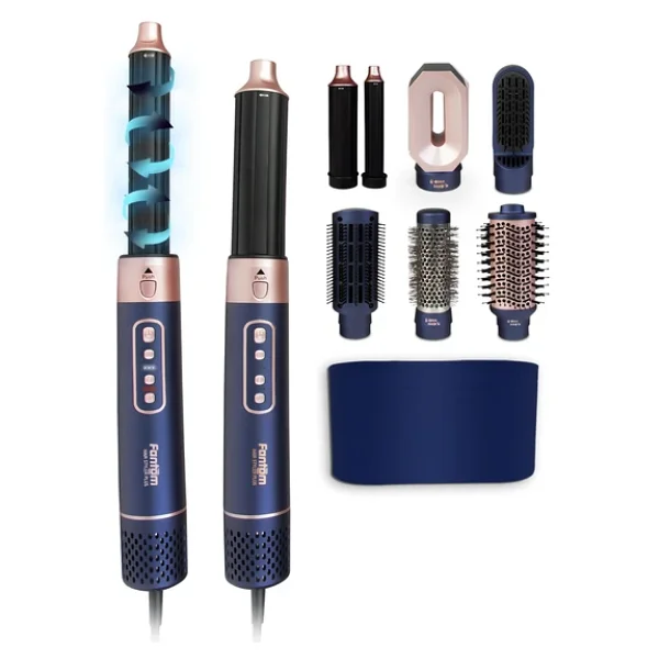 Fantom Hair Styler Sk 1700 Mavi Saç Şekillendirme Seti - Görsel 4