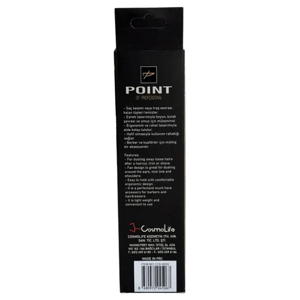 Point Ense Fırçası 0050 Berber Desenli - Görsel 5
