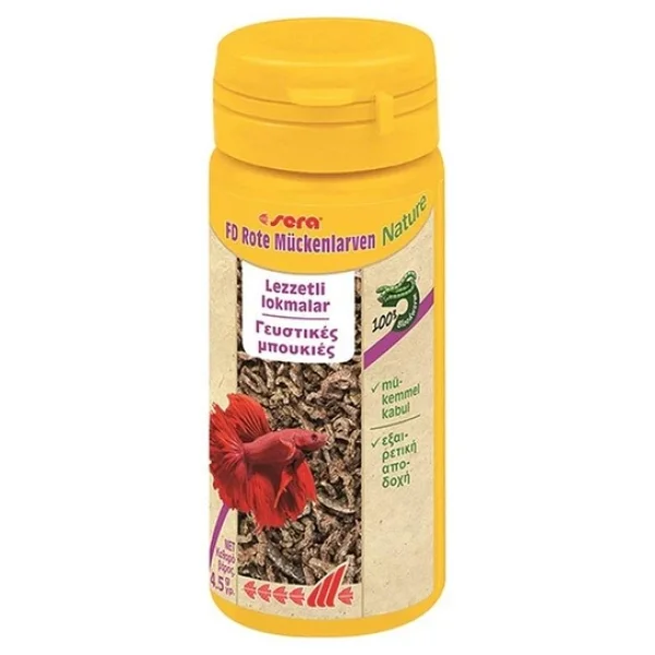 Sera Fd Bloodworms 50 Ml / 4.5 Gr Kurutulmuş Kan Kurdu Balık Yemi - Görsel 3