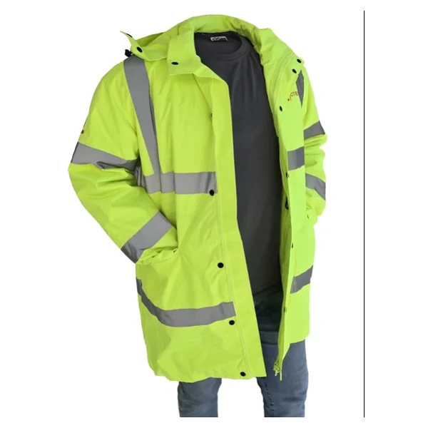 Kapitone Astar Reflektörlü İş Güvenliği Parka Mont XL - Görsel 2
