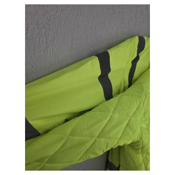 Kapitone Astar Reflektörlü İş Güvenliği Parka Mont XL - Görsel 5