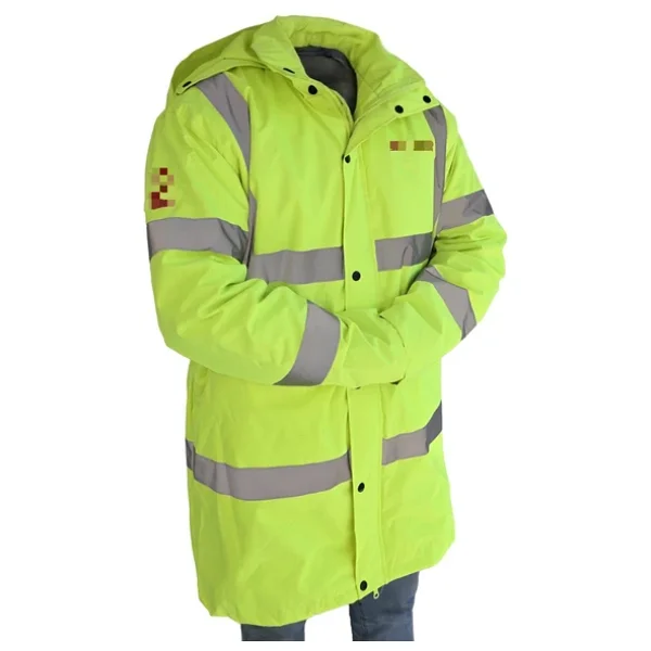 Kapitone Astar Reflektörlü İş Güvenliği Parka Mont XL - Görsel 3