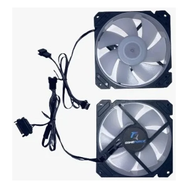 Gameforce Middle 4x120mm Kumandasız RGB Işıklı Sessiz Kasa Fanı - Görsel 5
