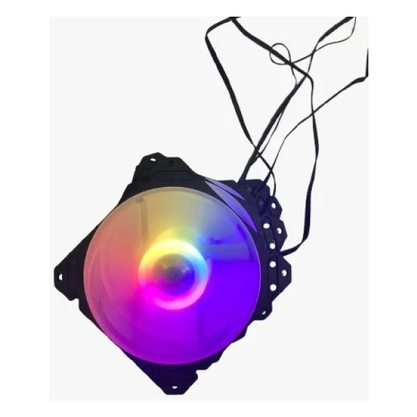 Gameforce Middle 4x120mm Kumandasız RGB Işıklı Sessiz Kasa Fanı - Görsel 3